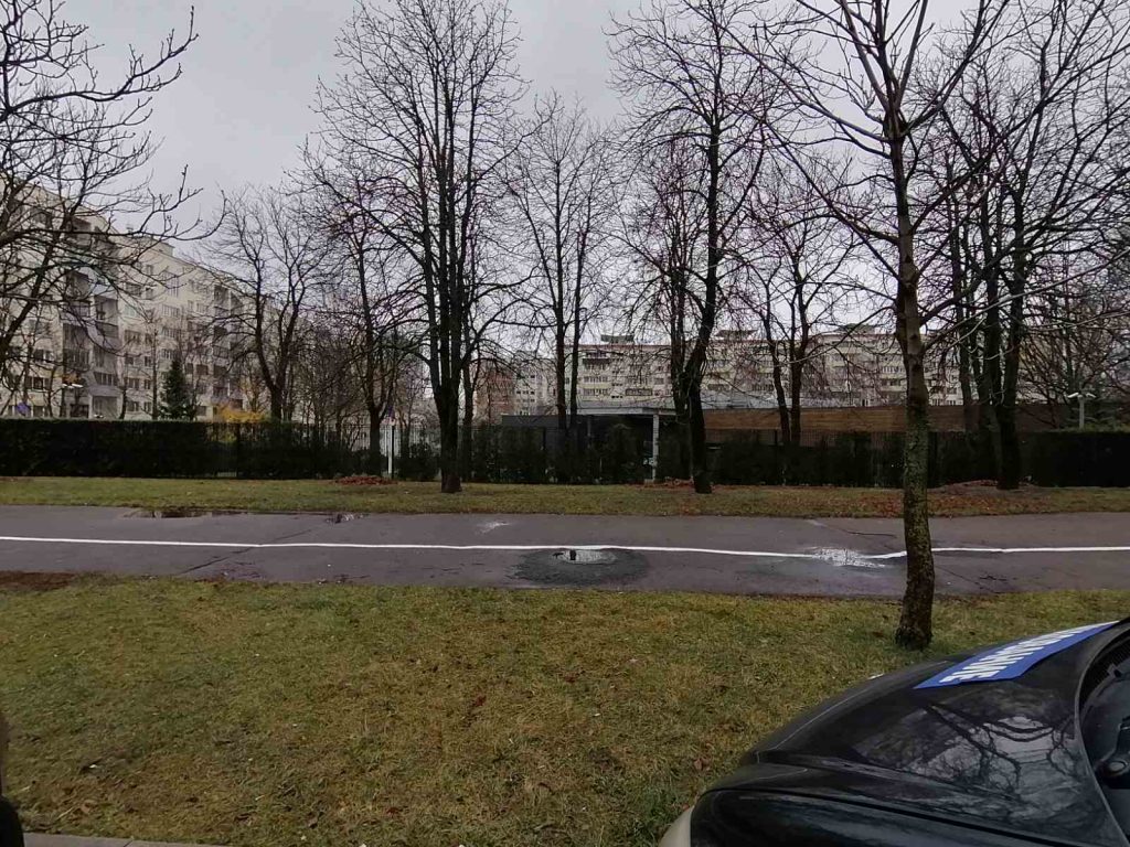 Посольство Литвы в Минске - вид с улицы Захарова, 68
